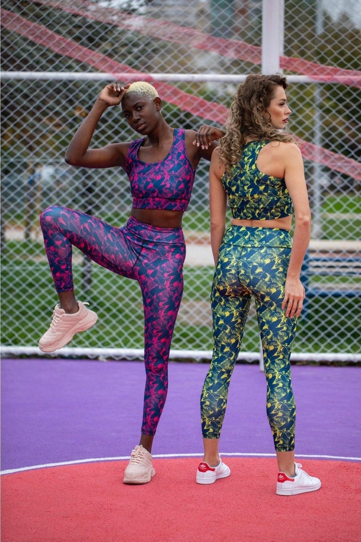 Beyaz/siyah Leopar Desen Dijital Baskılı Basic Büstiyer