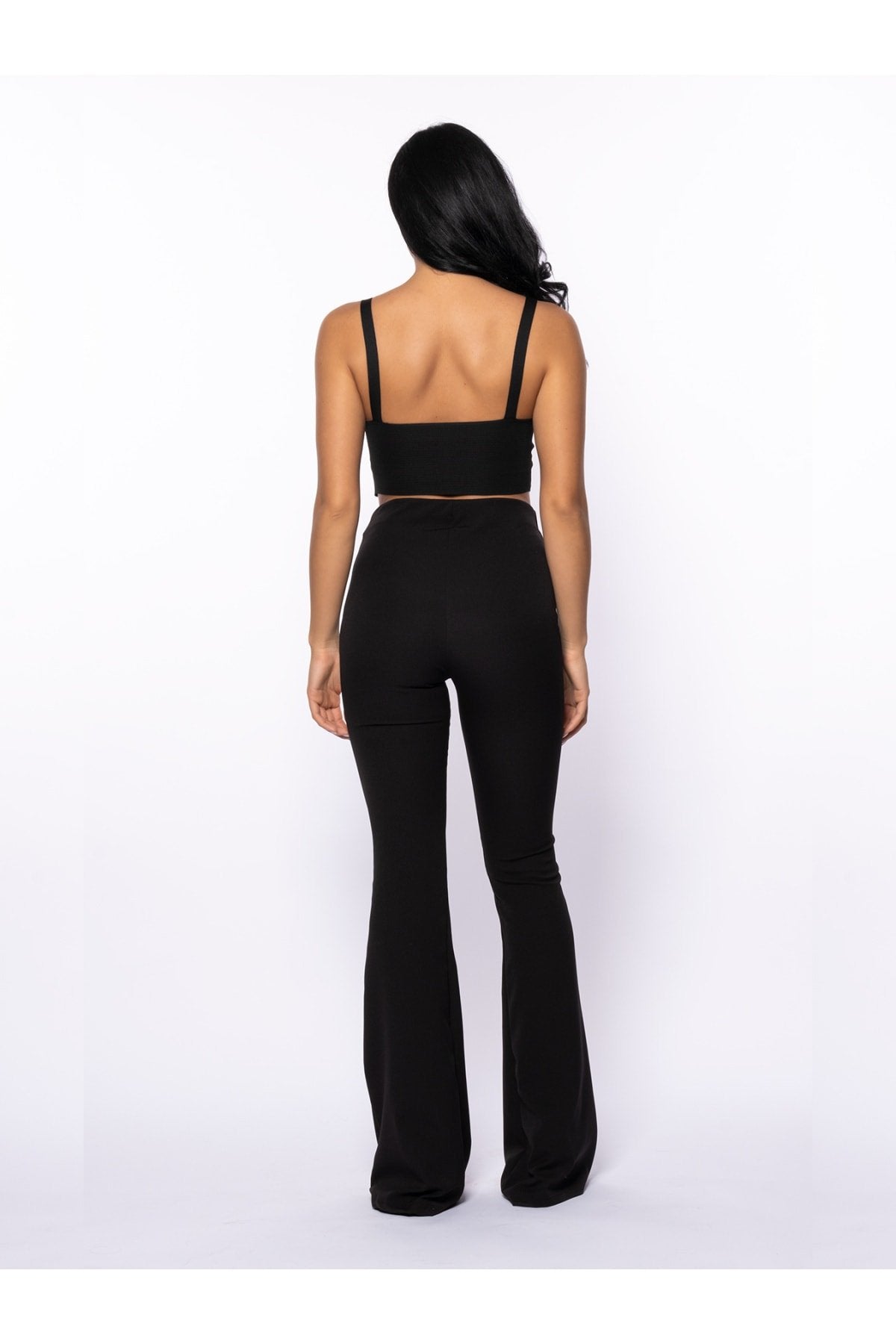 Göğüste Dilim Detaylı Triko Bluz