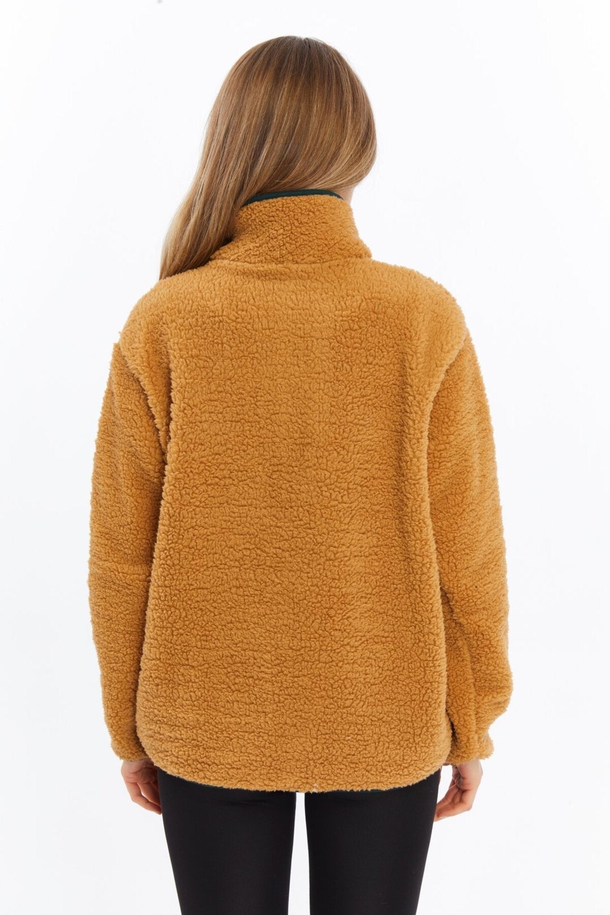 Peluş Örme Sweatshirt