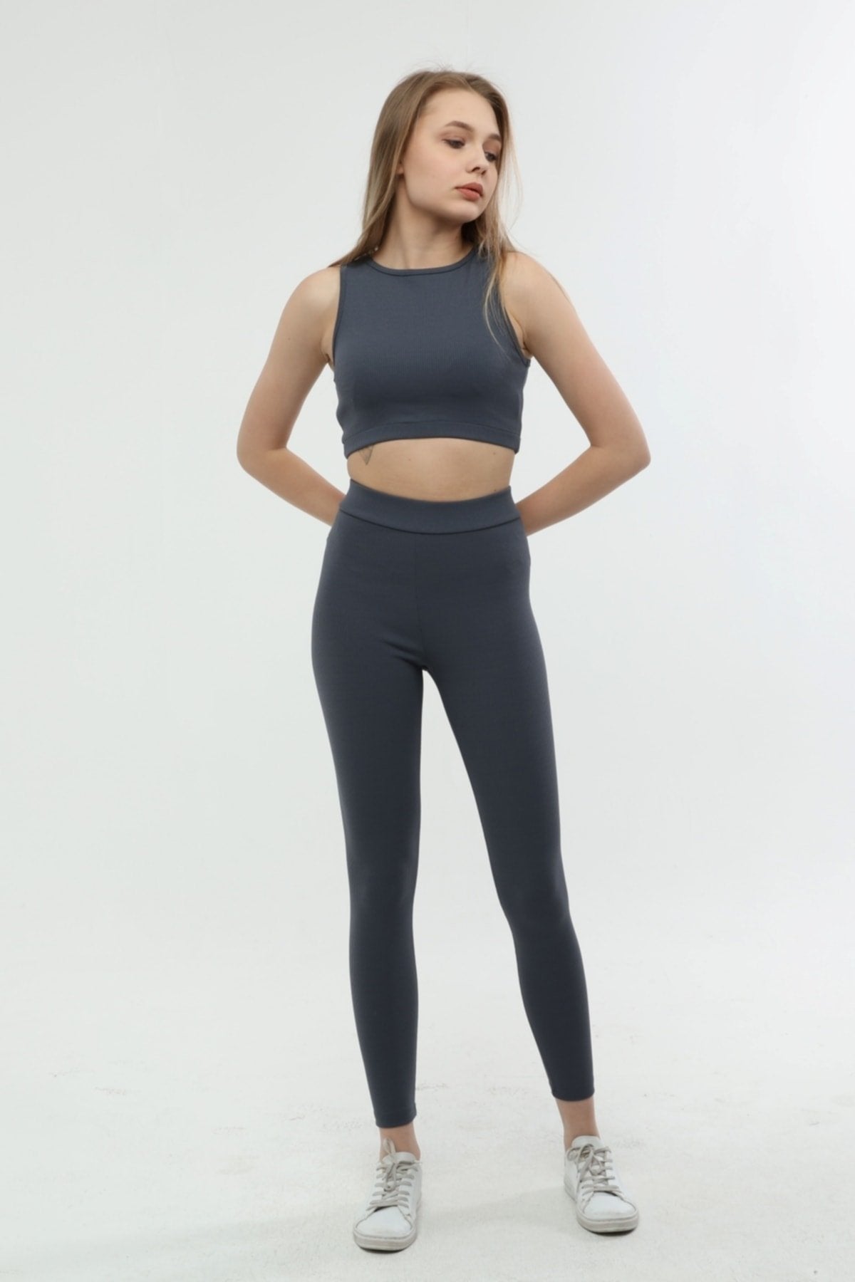 Kahverengi Fitilli Basic Büstiyer