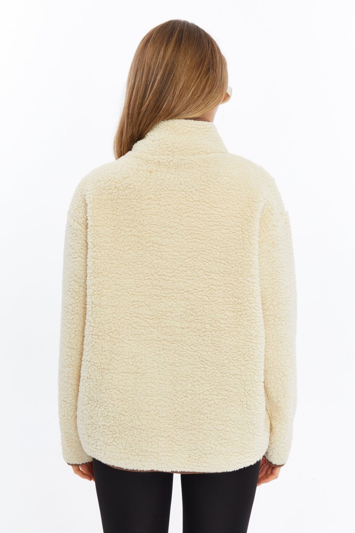 Peluş Örme Sweatshirt