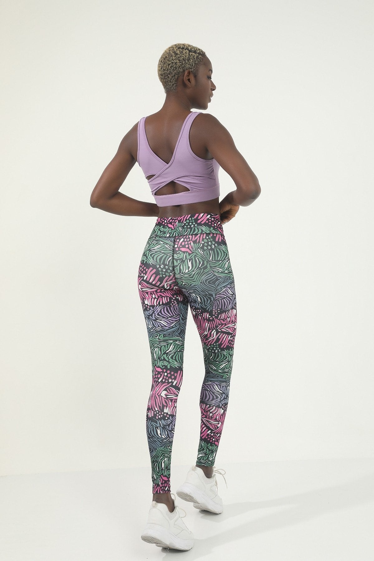 Kadın Gri Sırtı Çapraz Büstiyer