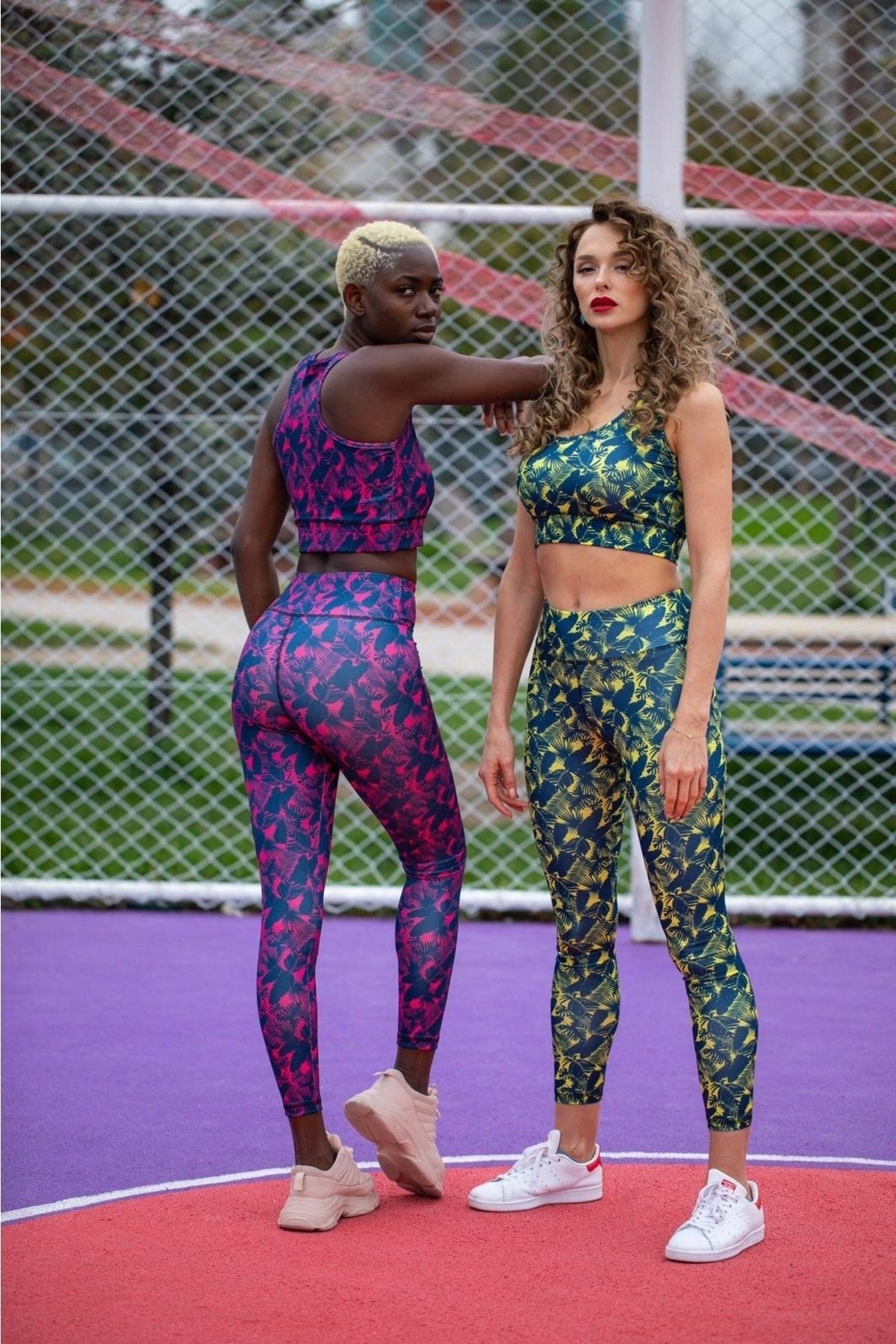 Beyaz/siyah Leopar Desen Dijital Baskılı Basic Büstiyer