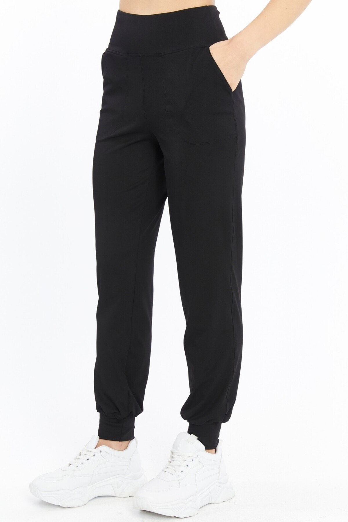 Dalgıç Kumaş Paça Lastikli Rahat Kesim Örme Spor Eşofman Altı